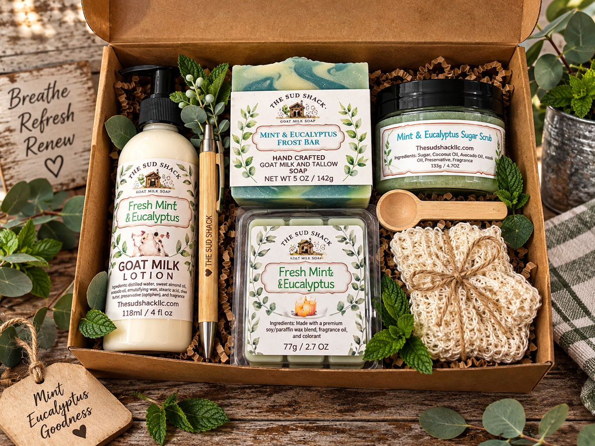 Fresh Mint & Eucalyptus Spa gift set