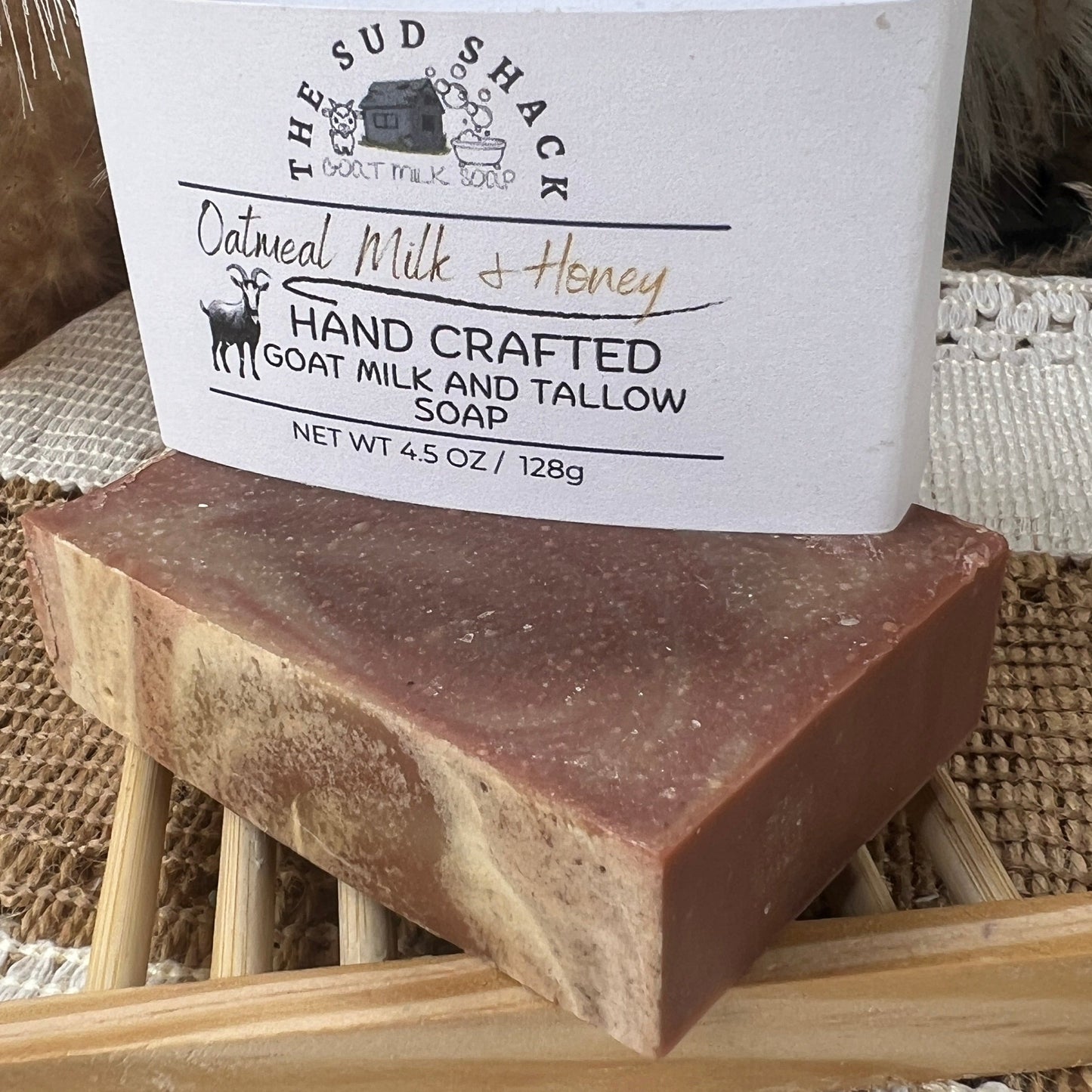 Oatmeal Milk & Honey Goat Milk and Tallow Soap