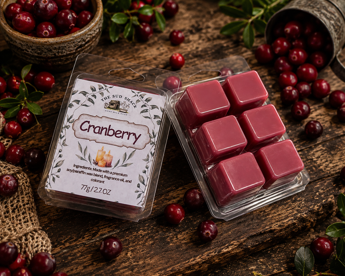 Wax Melts: Strong long lasting scents
