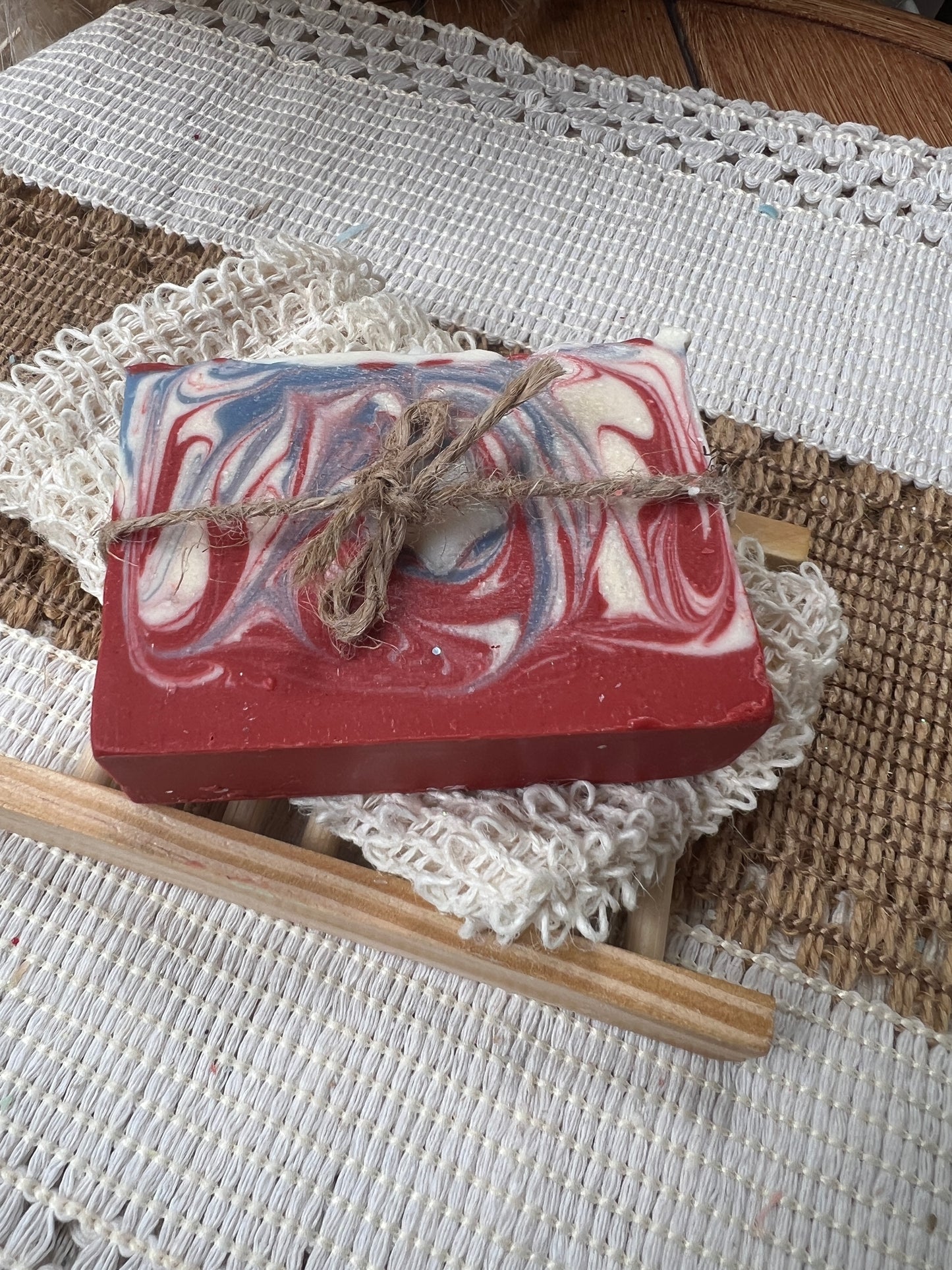 Star Spangled Suds — Blackberry & Magnolia Goat Milk + Tallow Soap