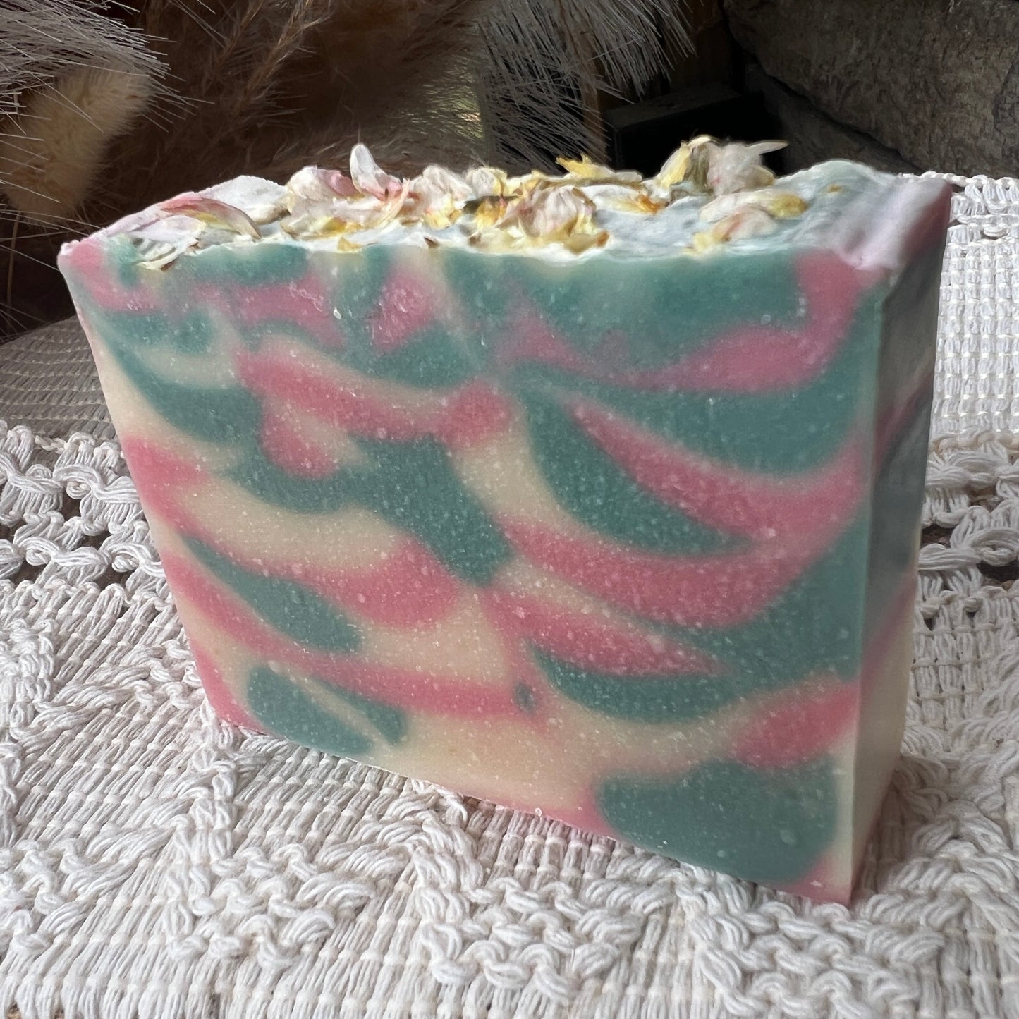 Peony Silk Bloom- Pink Peony Goat Milk + Tallow Soap