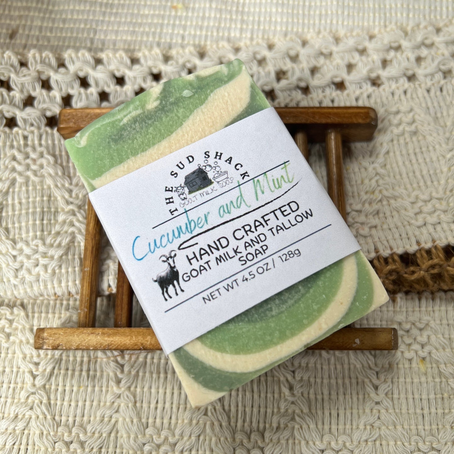 Cucumber & Mint- Goat Milk + Tallow Soap