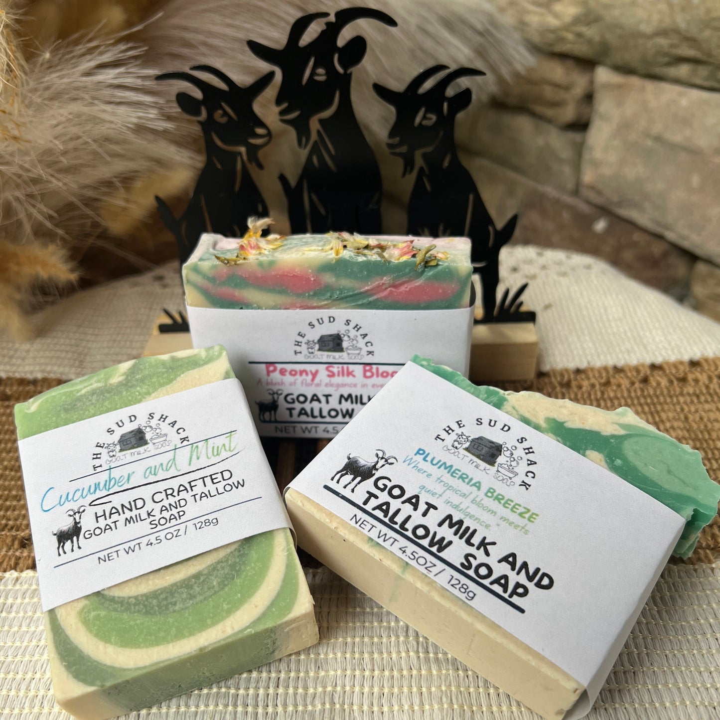 Cucumber & Mint- Goat Milk + Tallow Soap
