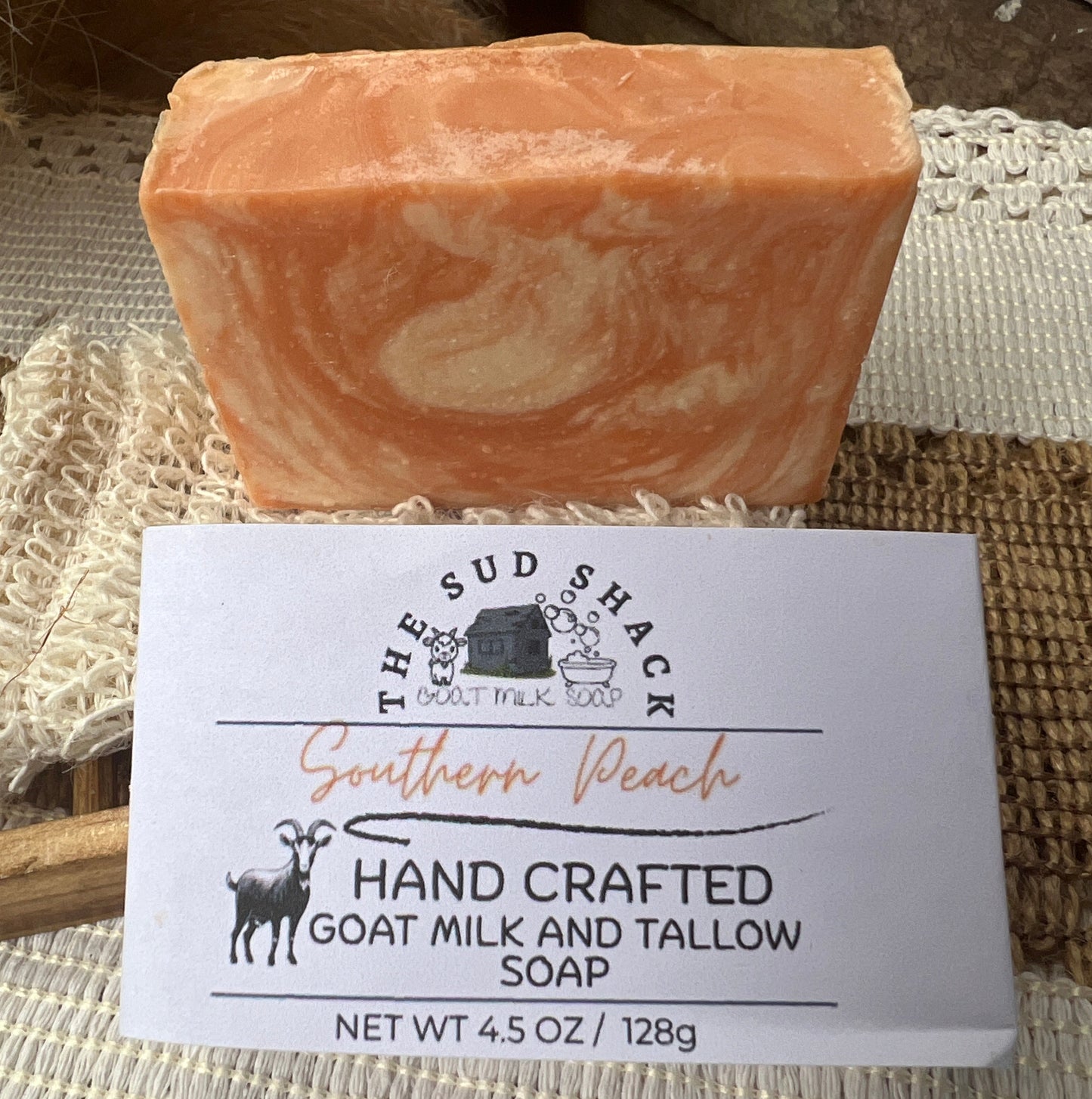 Southern Peach— Goat Milk + Tallow Soap