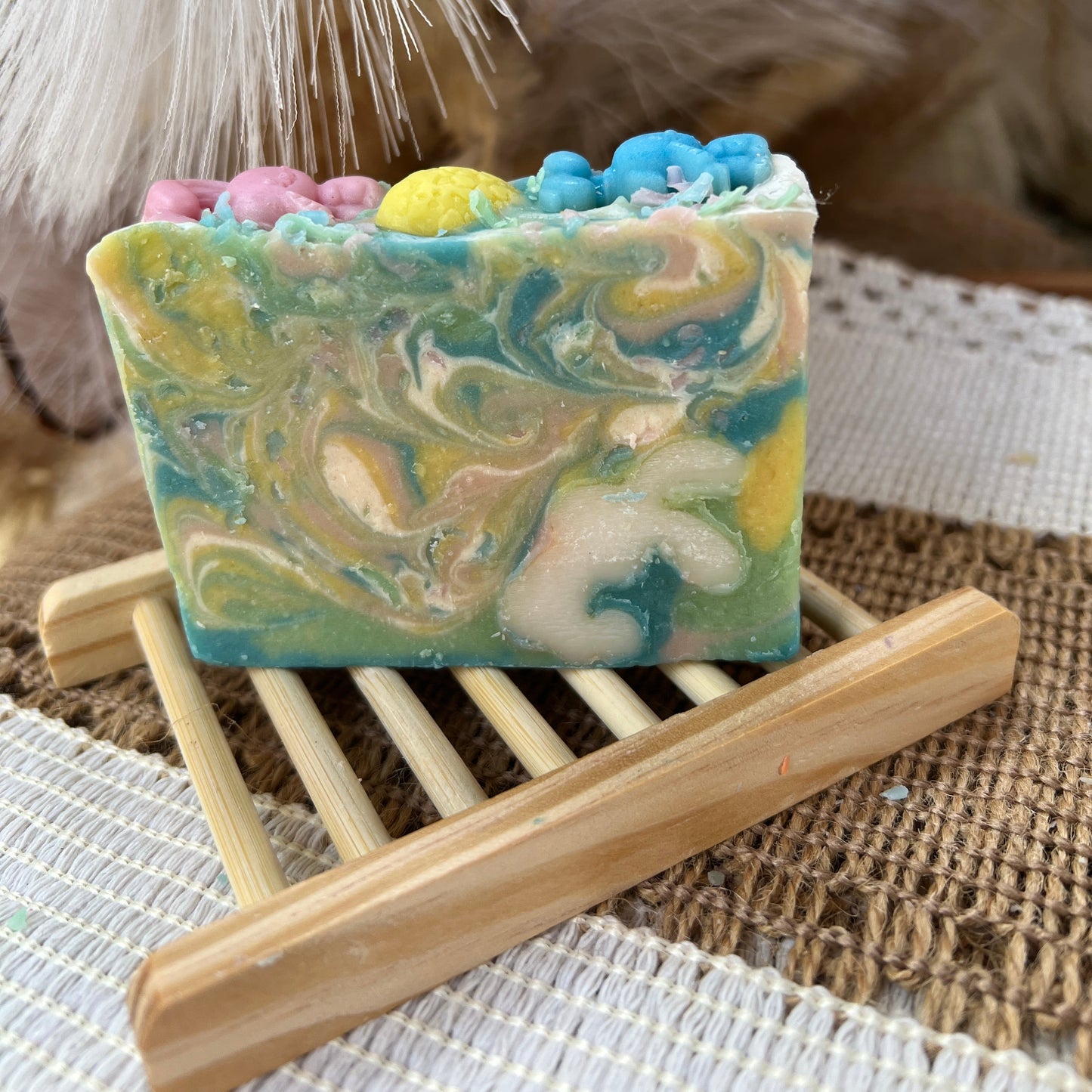 Springtime Bliss-Pear Prosecco Goat Milk and Tallow Soap