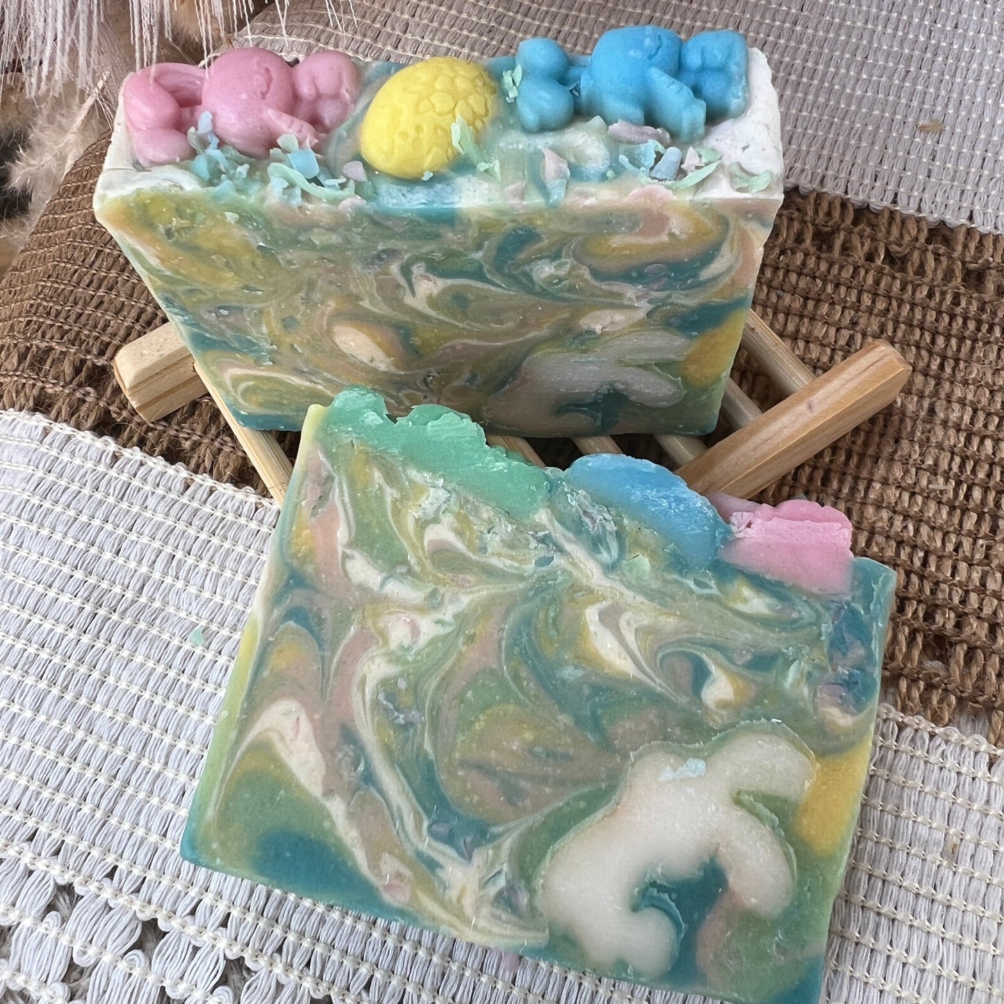 Springtime Bliss-Pear Prosecco Goat Milk and Tallow Soap