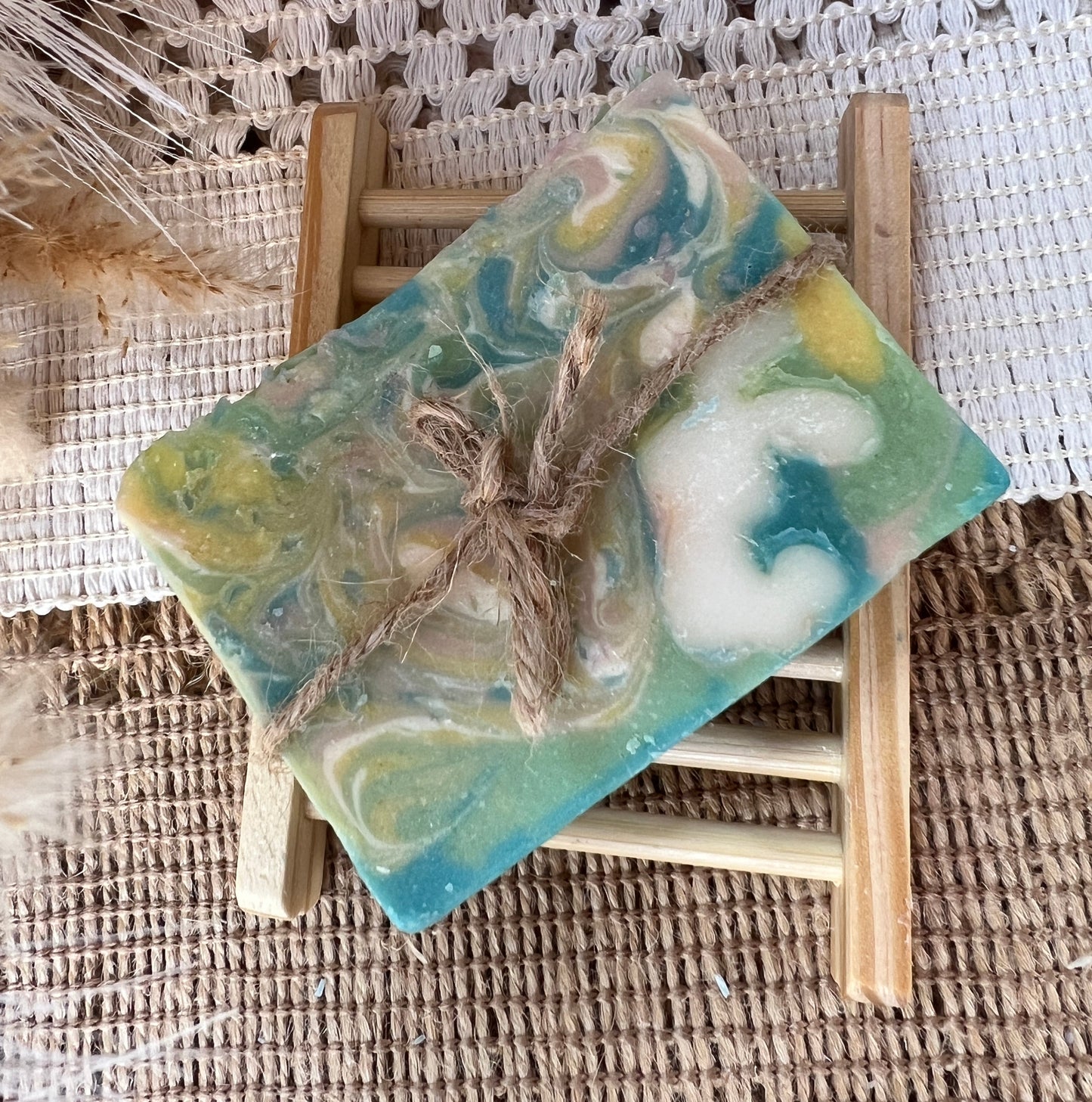 Springtime Bliss-Pear Prosecco Goat Milk and Tallow Soap