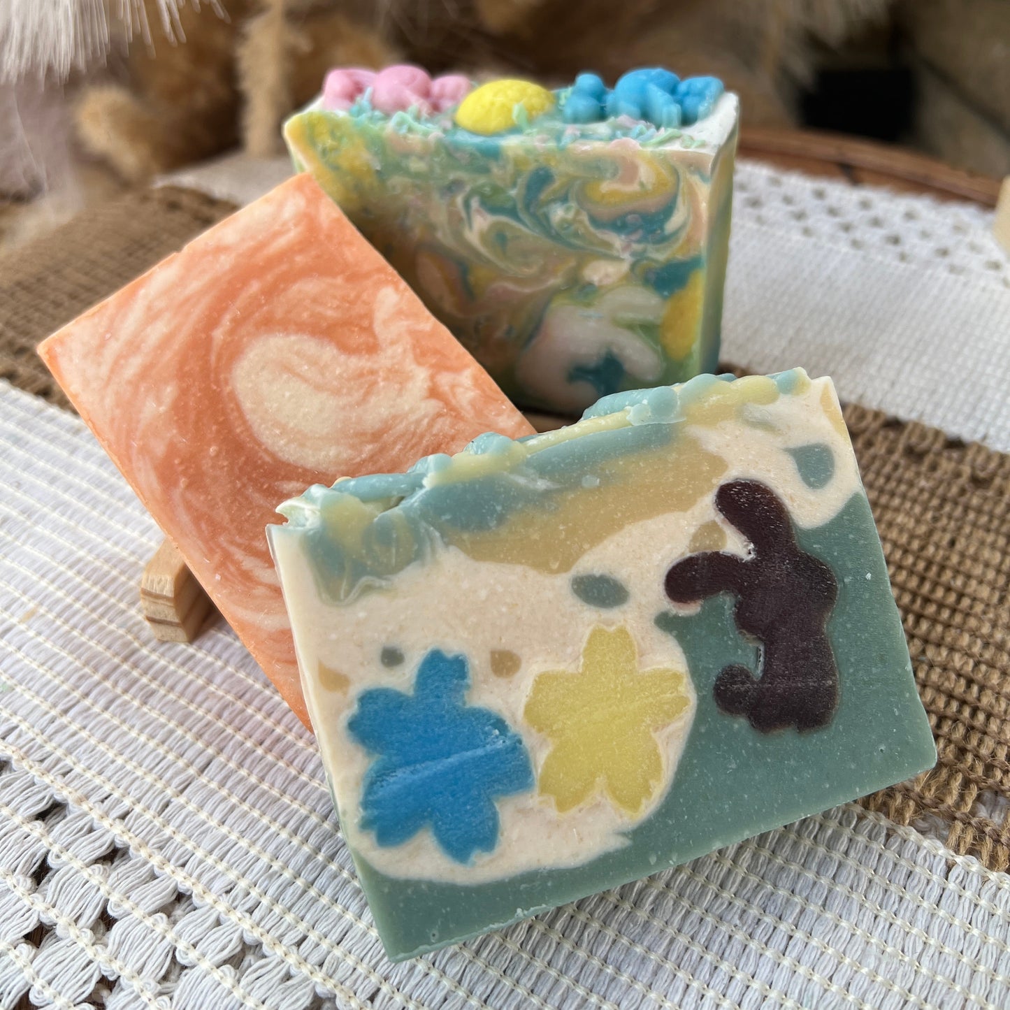 Springtime Bliss-Pear Prosecco Goat Milk and Tallow Soap