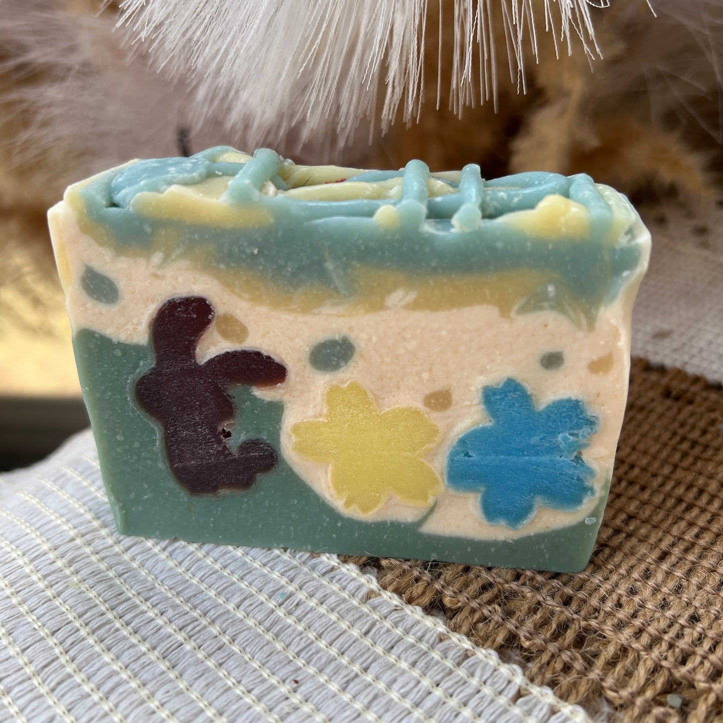 Hoppy Meadow Blooms-Blood Orange scented Goat Milk and Tallow Soap