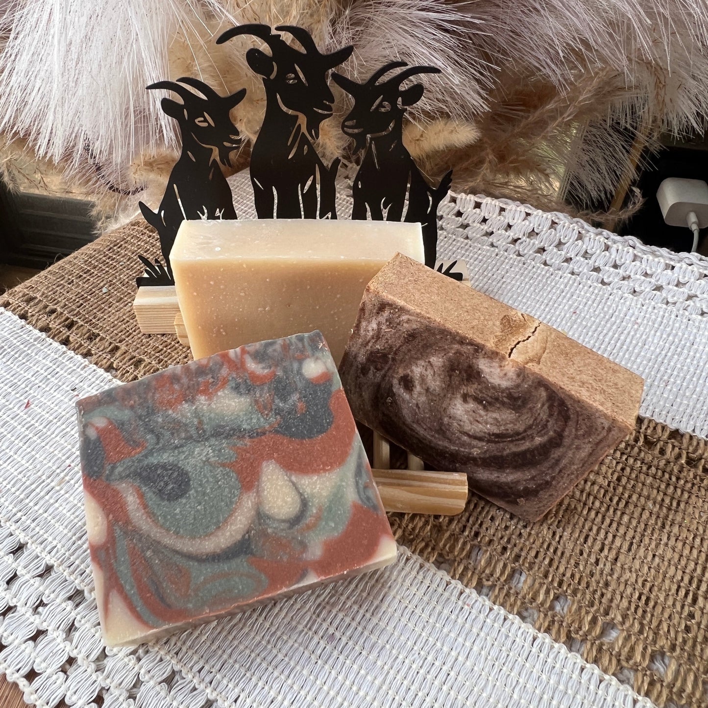 Butterscotch on the Rocks- Butterscotch and Bourbon Goat Milk + Tallow Soap