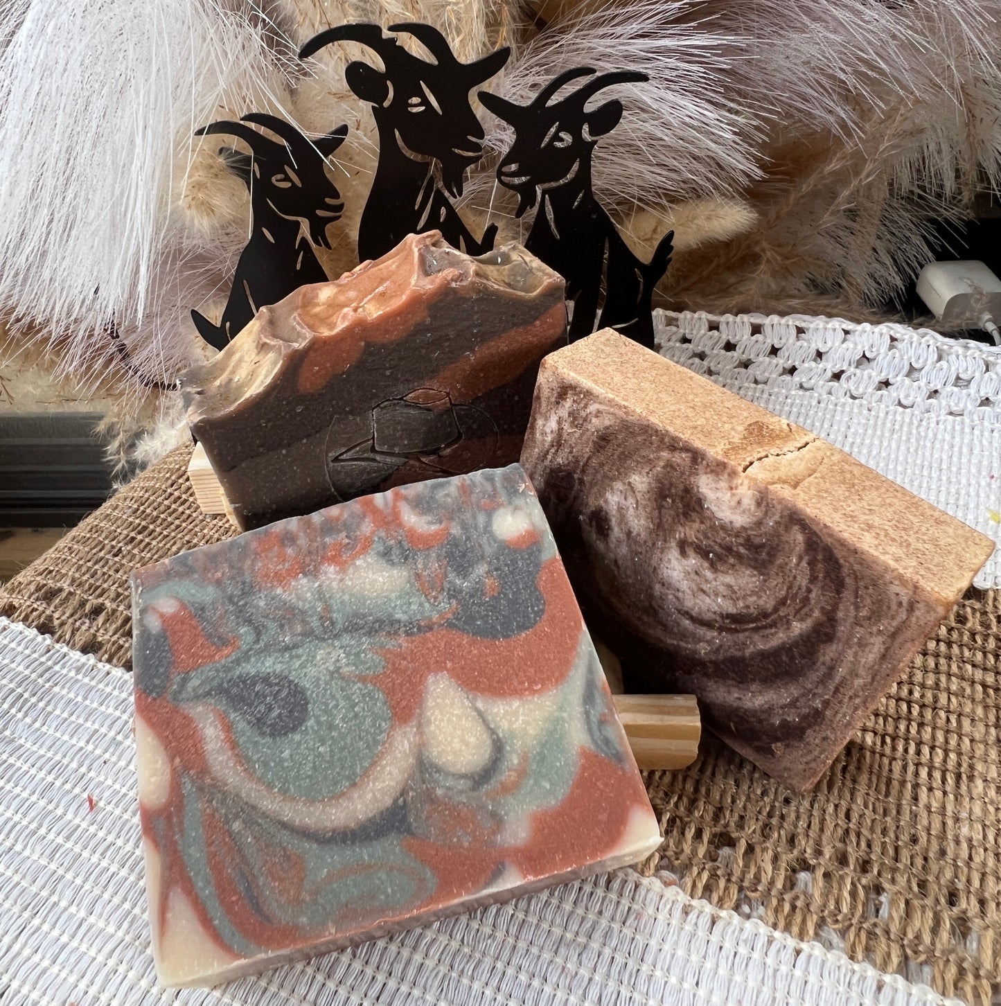 Smoky Bandit- Tobacco and Bay leaf Goat Milk + Tallow Soap