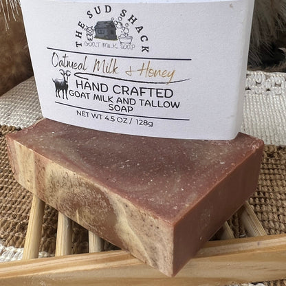Oatmeal Milk & Honey Goat Milk and Tallow Soap