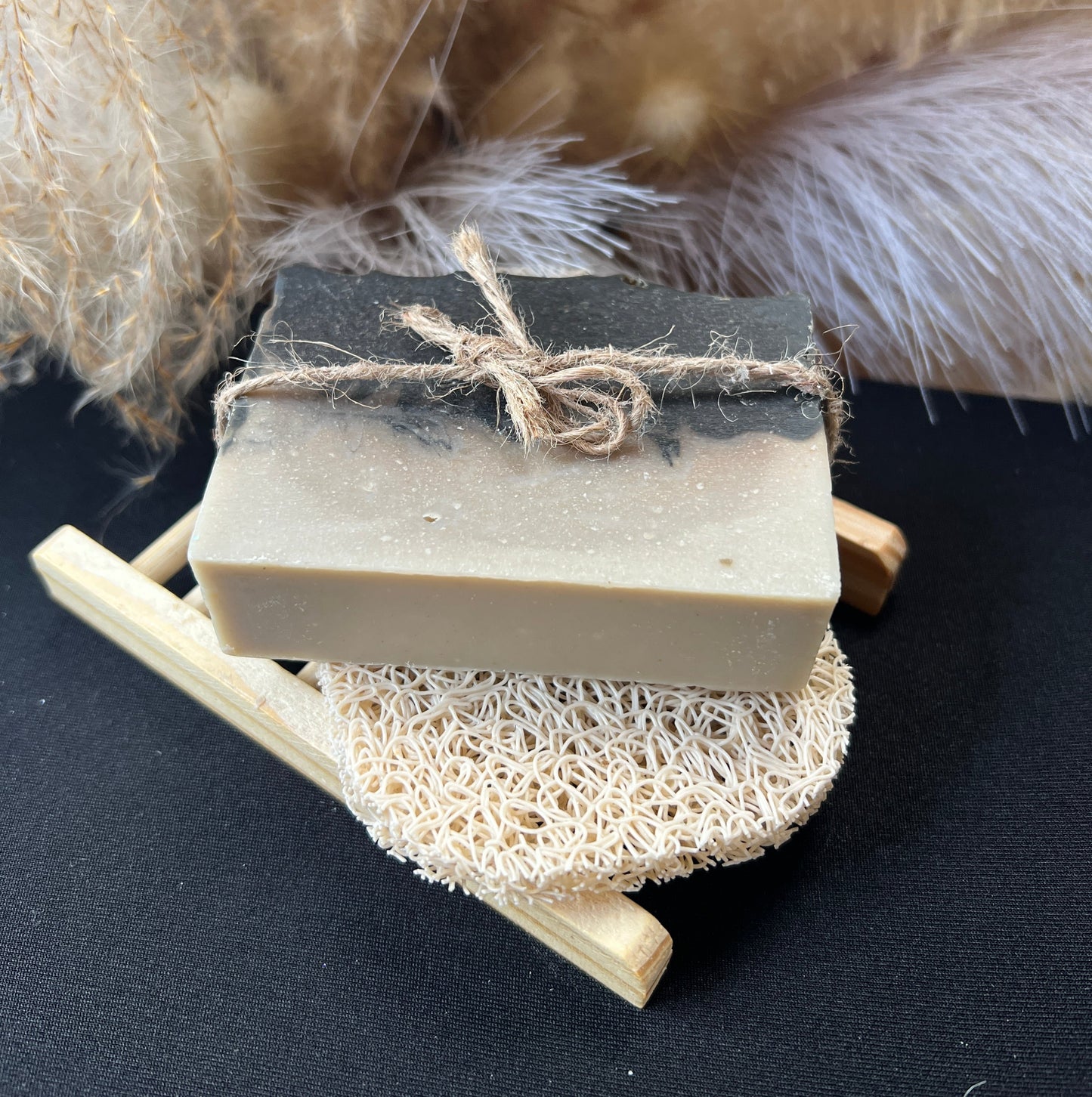 Facial Mud Bar Earth and Mineral (SCENTED): Butterscotch and Bourbon Goat Milk Facial Bar