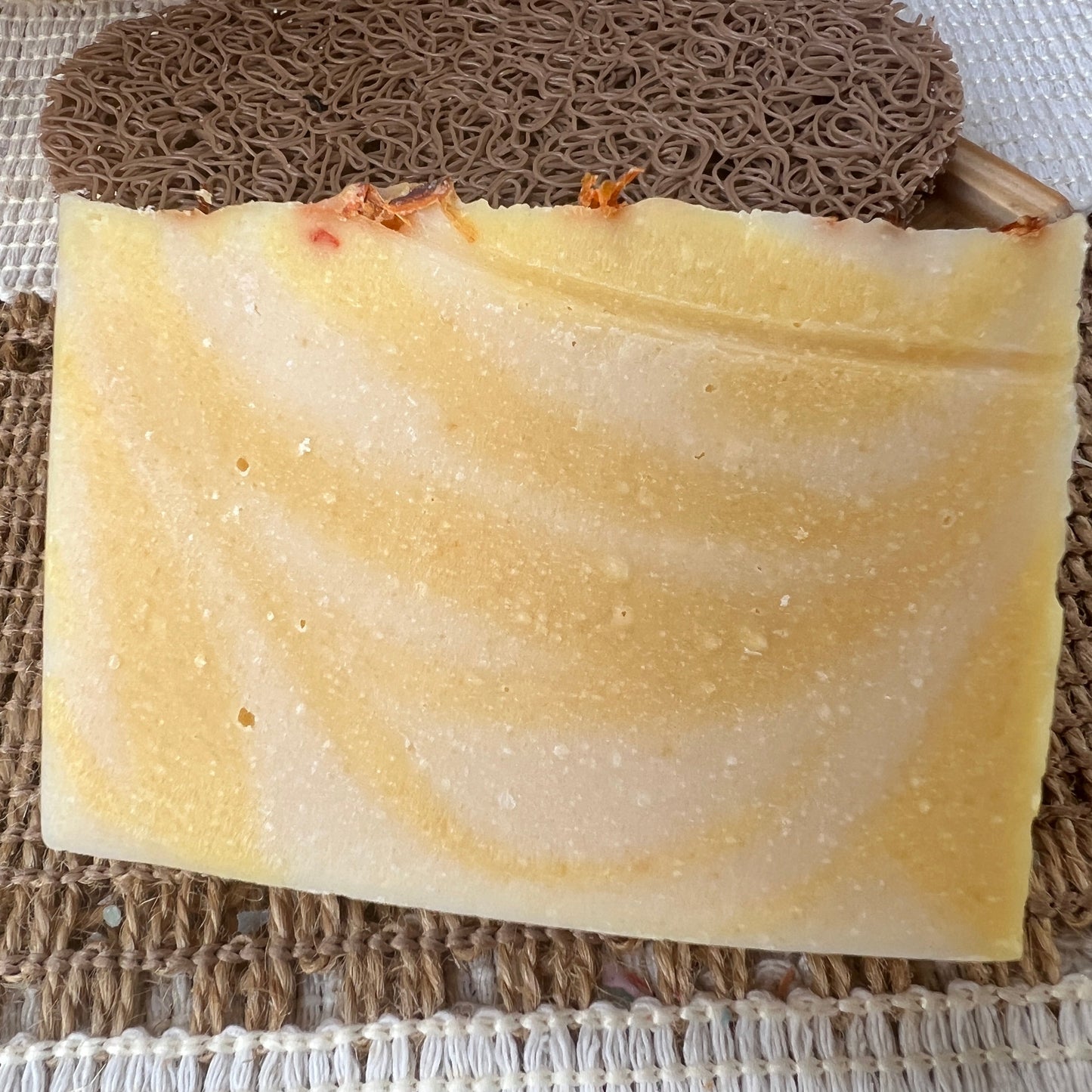 Citrus Sunrise Silk-Orange Essential Oil Goat Milk + Tallow Soap