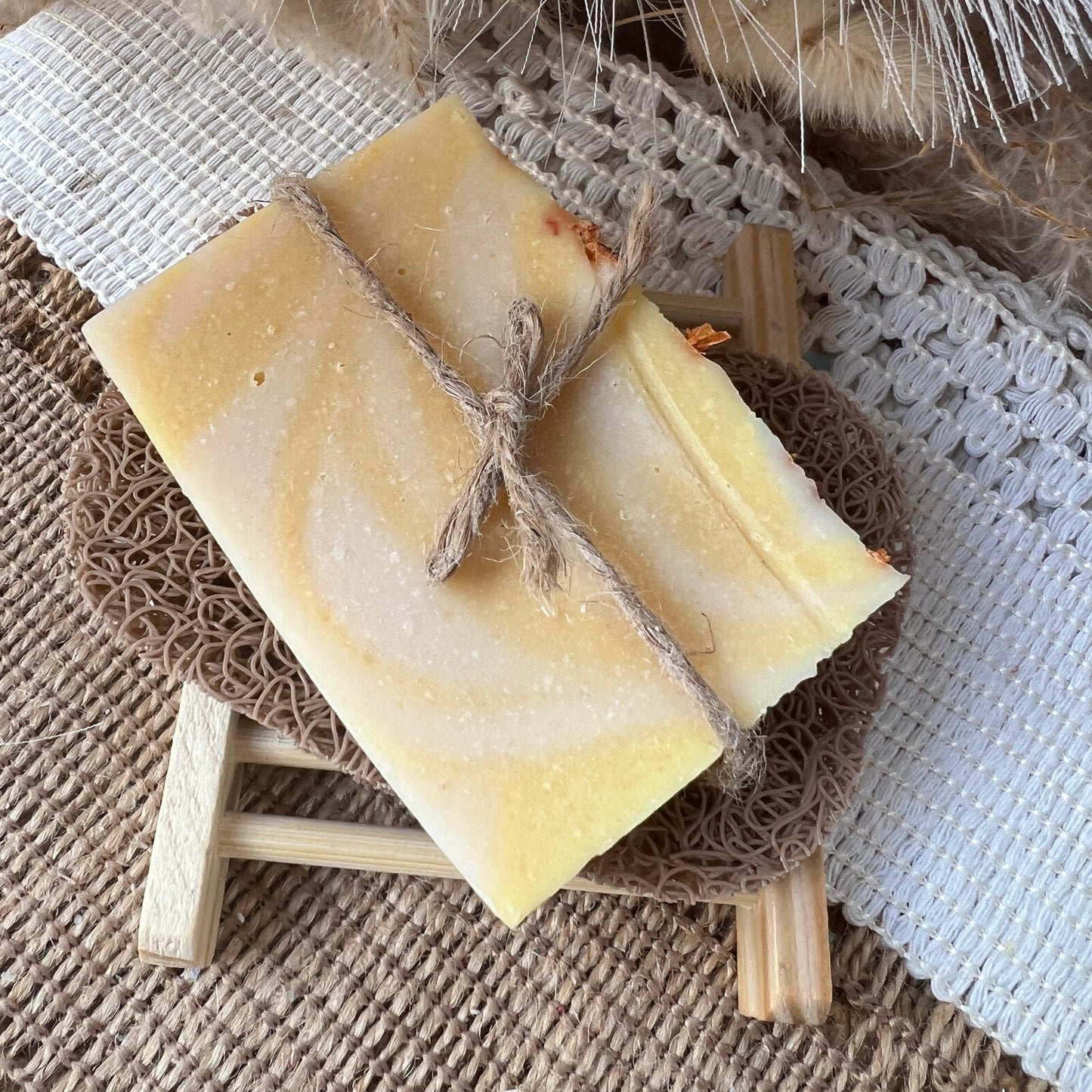 Citrus Sunrise Silk-Orange Essential Oil Goat Milk + Tallow Soap