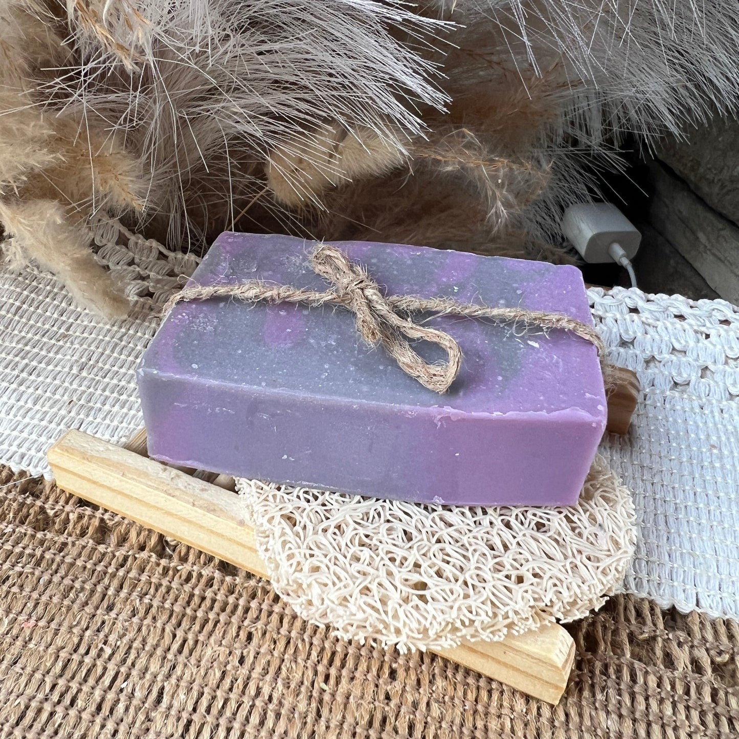 Lavender Calm Bar- Lavender essential oil Goat Milk + Tallow Soap