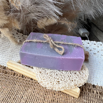 Lavender Calm Bar- Lavender essential oil Goat Milk + Tallow Soap