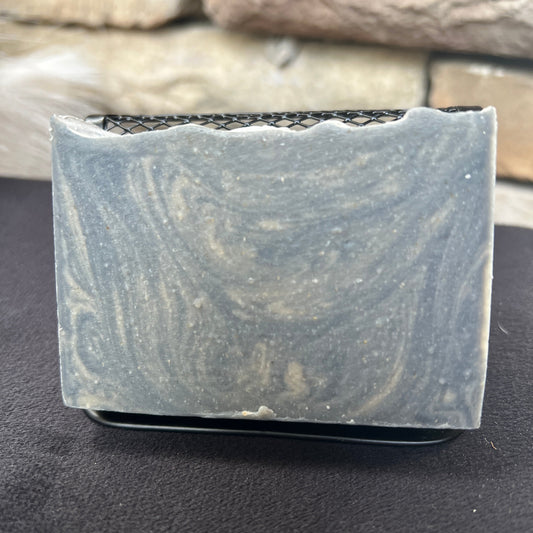 Mineral Mud Detox Bar- Lavender, Roman Chamomile, and Frankincense essential oils Goat Milk + Tallow Soap