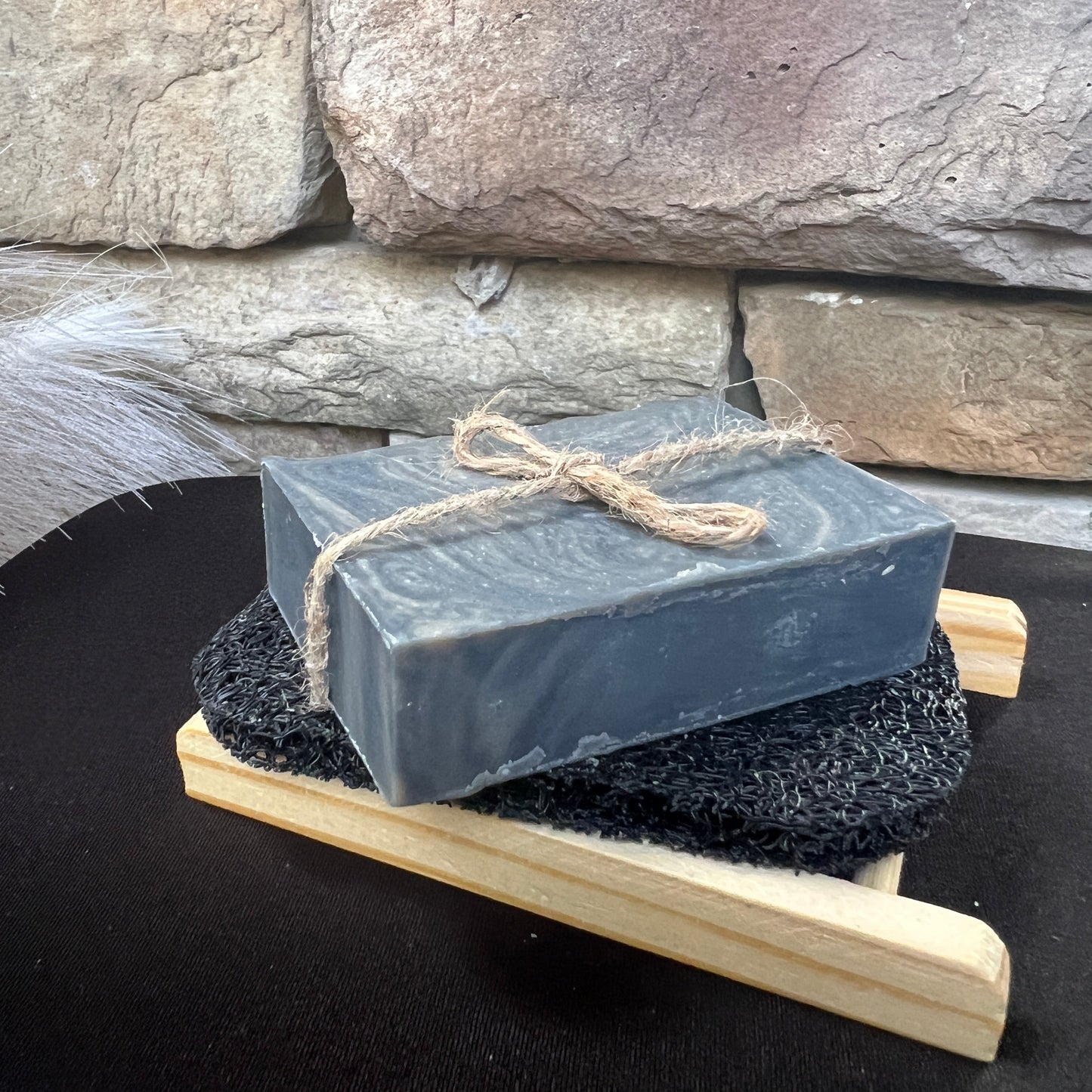 Mineral Mud Detox Bar- Lavender, Roman Chamomile, and Frankincense essential oils Goat Milk + Tallow Soap